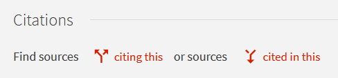 related citations screenshot