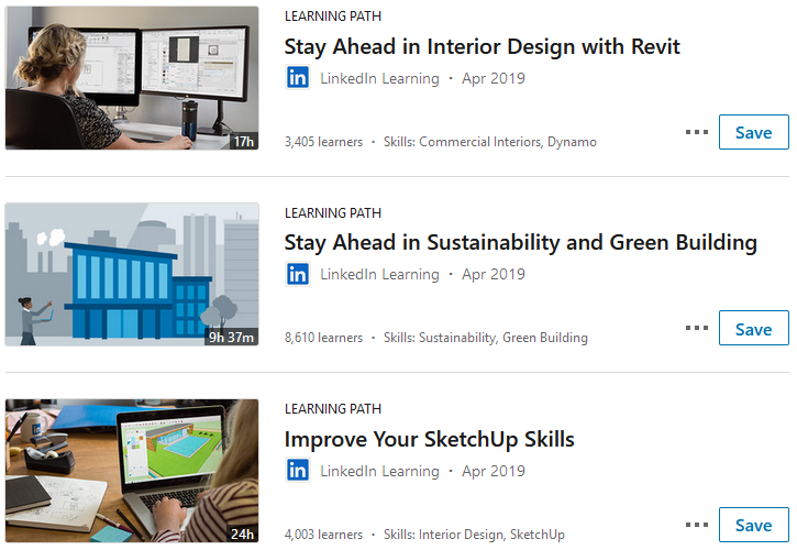 LinkedIn Learning statistics screenshot
